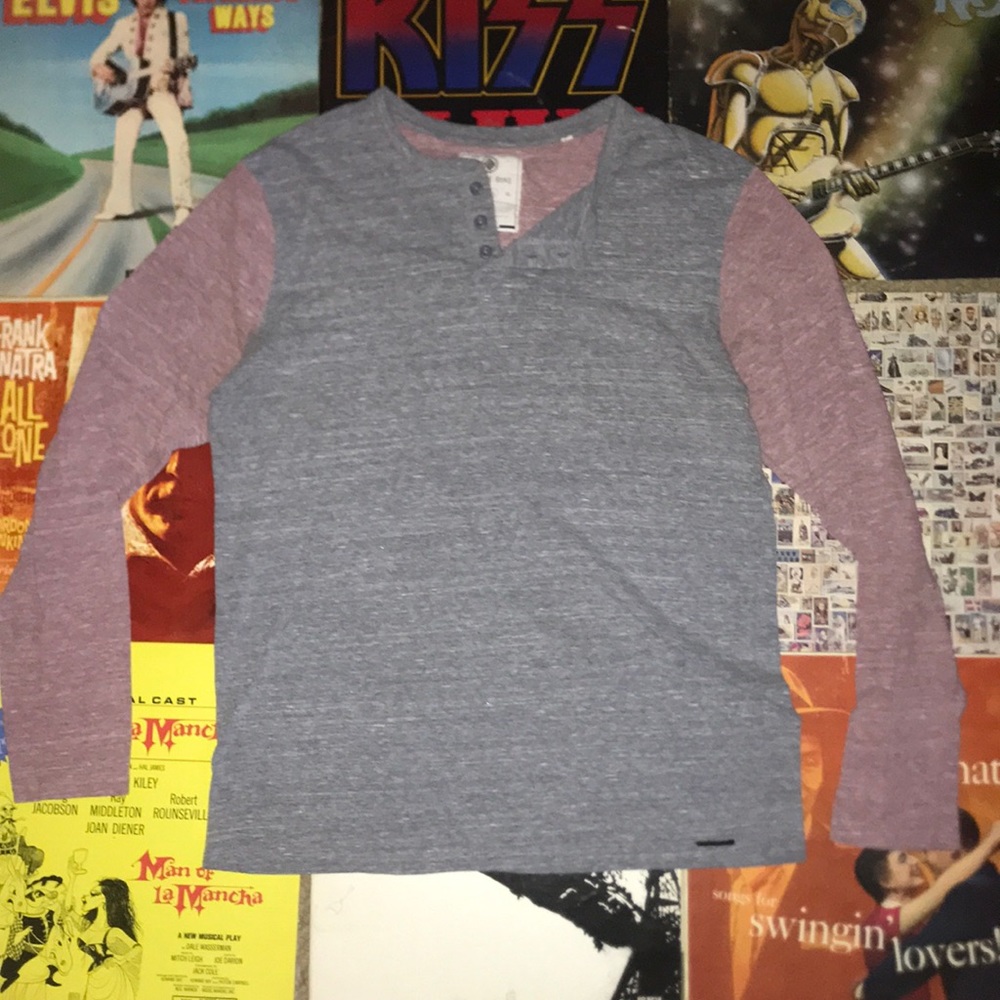 Baseball style long sleeve